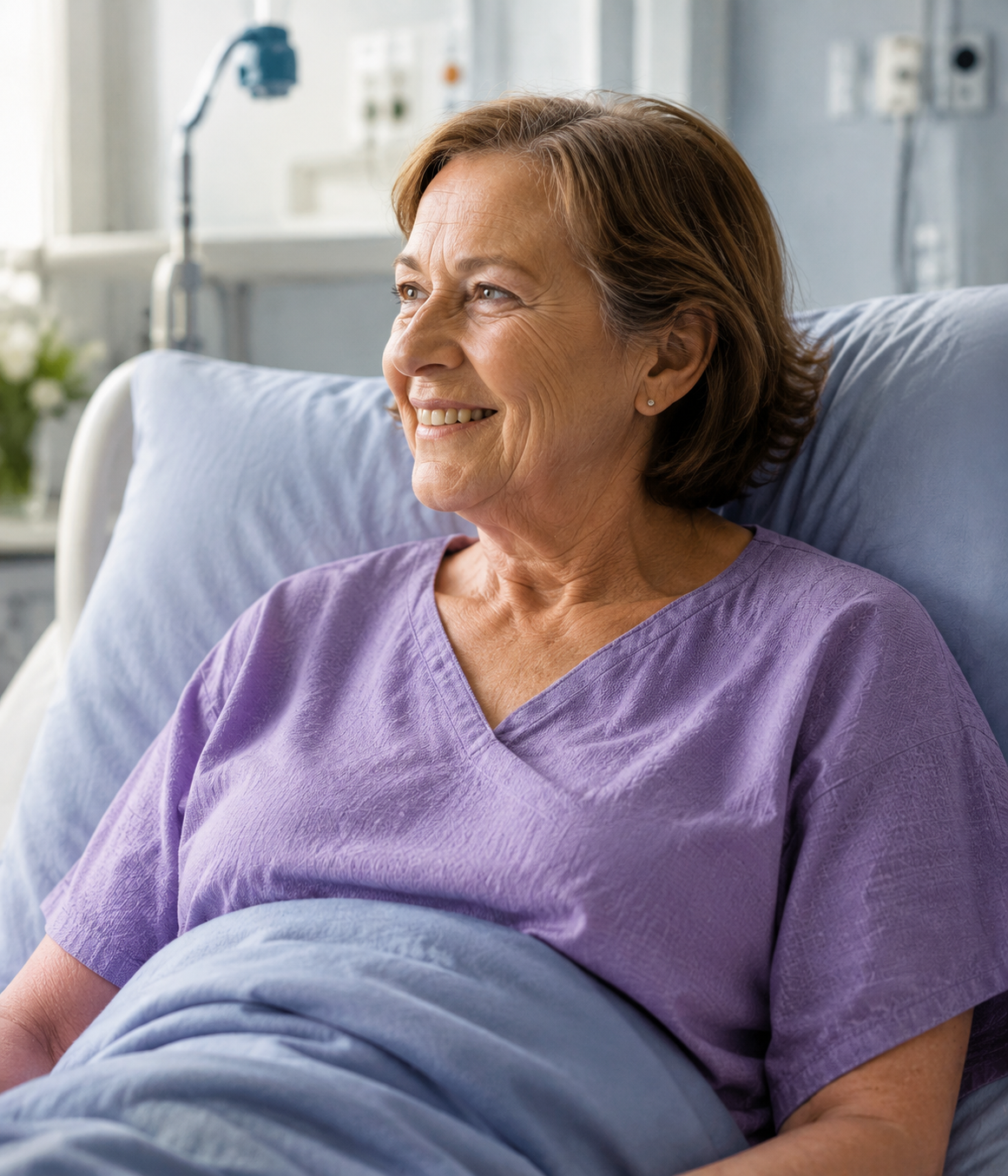Paciente em recuperação pós-internação